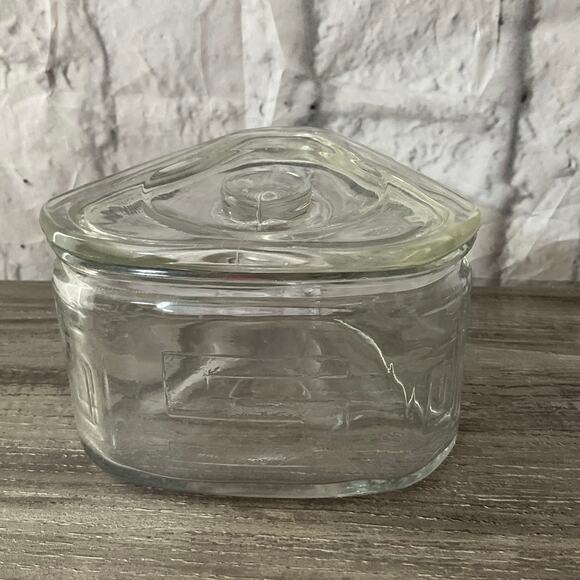 Vintage Refrigerator Glass Dish with Lid - Picture 1 of 9